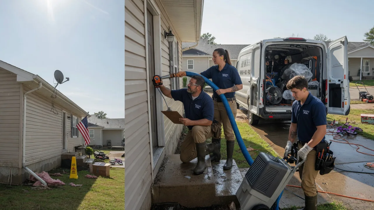Ceiling Water Damage Restoration in Oregon, MO near me